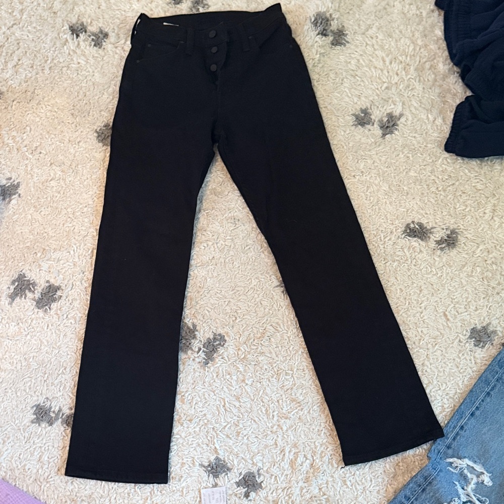 MOTHER Classic Black Denim Jeans